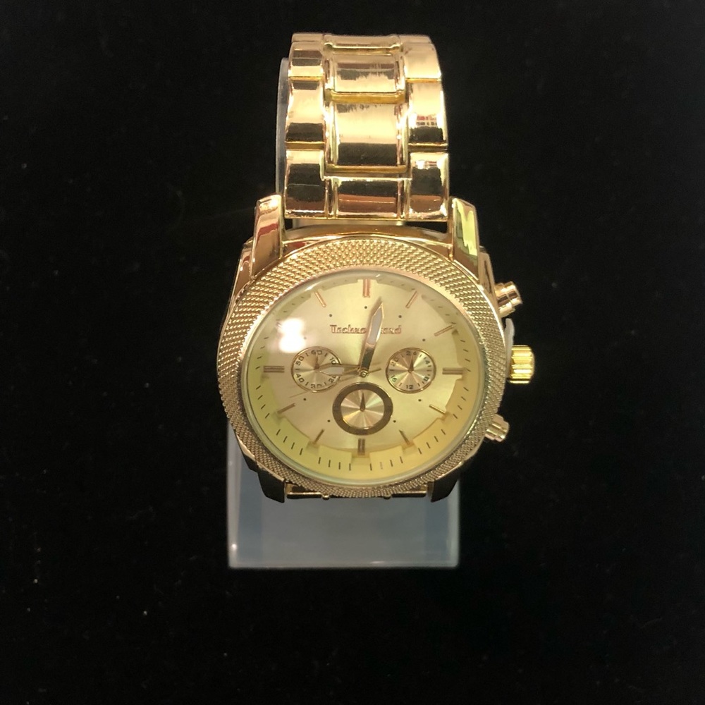 Gold Japan Movement Watch
